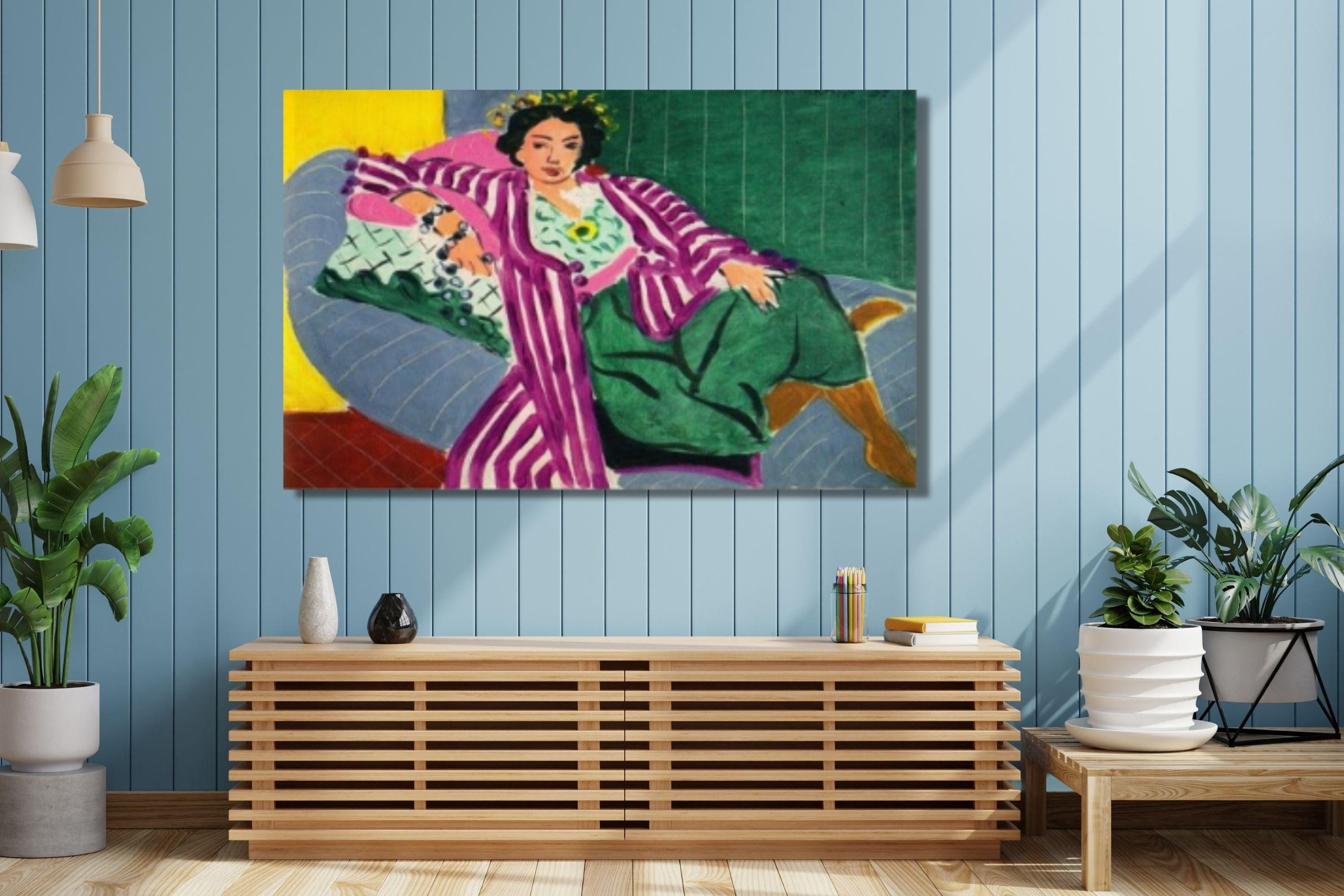 Henri Matisse Modern Wall Art Matisse the Reclining Woman Canvas