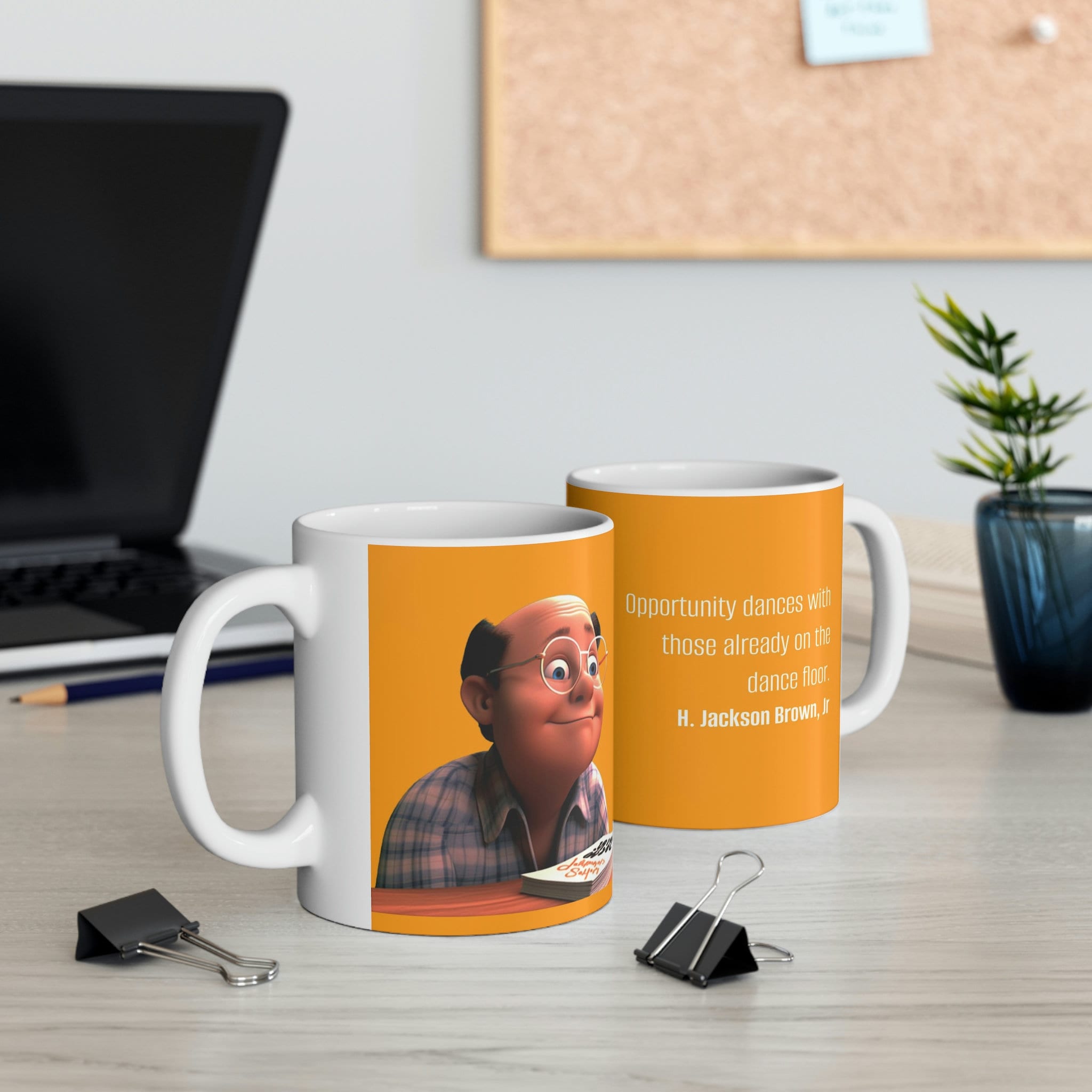 NEW! Inspirational Quote Mug | Heroes Series | H. Jackson Brown, Jr. (Ceramic 11oz)