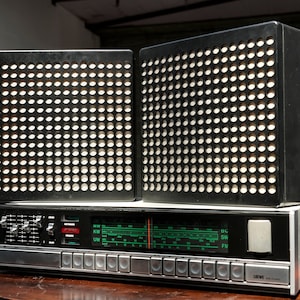 Vintage design radio Loewe Opta ST208 with speakers