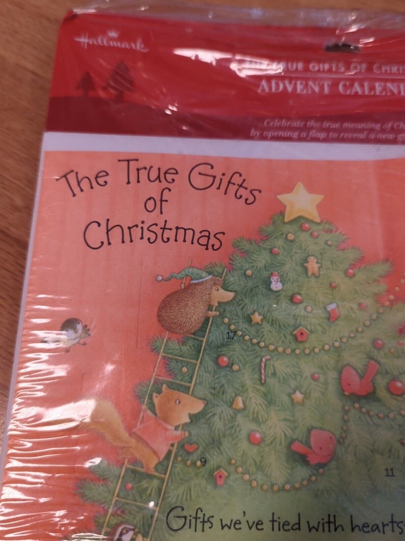 Hallmark Advent Calendar the True Gifts of Christmas Flaps Messages