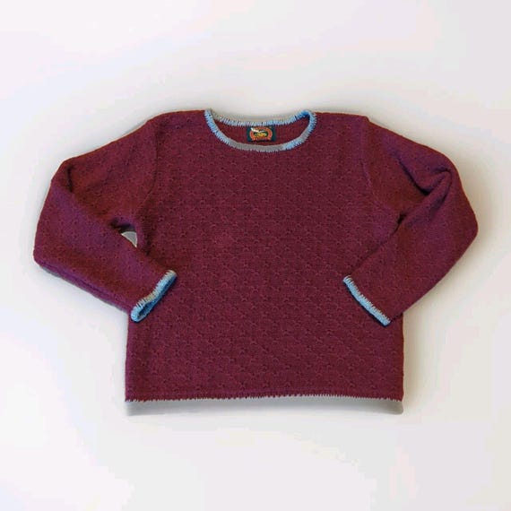 Alpen fein Damen Bekleidung Pullover Medium Rot Pullover Stricken - Main Image