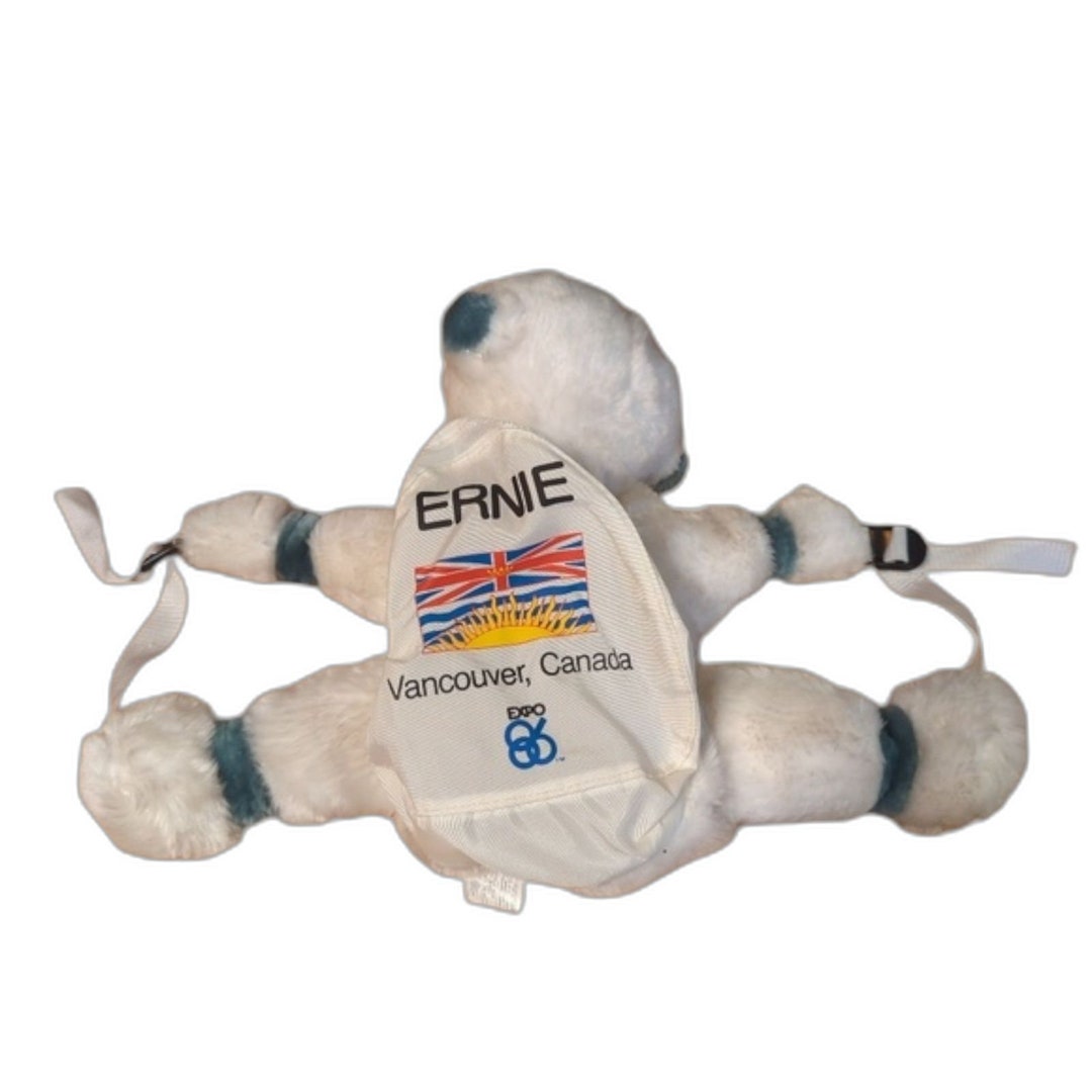 Expo 86 Mascot Ernie Backpack Plush Vancouver Canada 1986 Vintage - Etsy