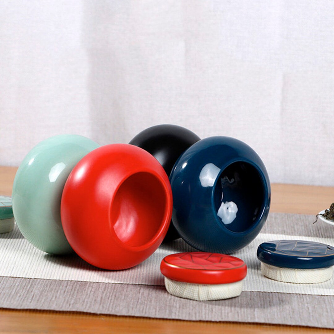 Japanese Containers Japanese Tins Ceramic Japanese Tea Etsy