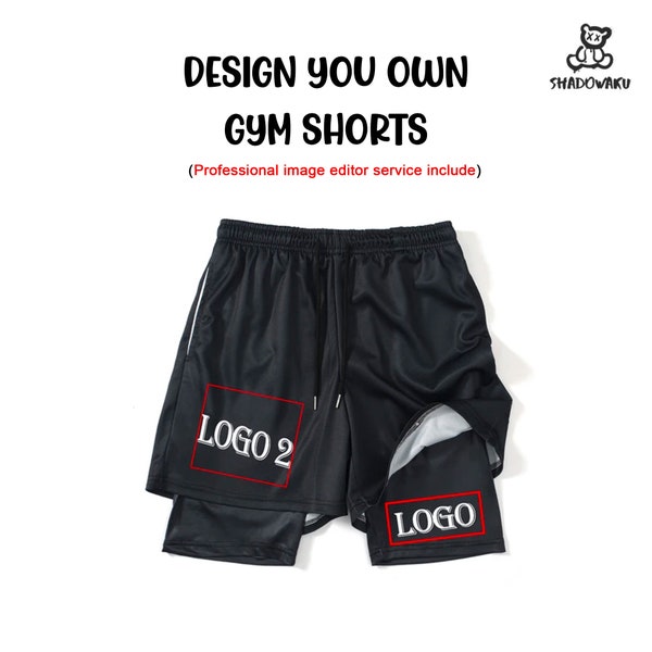 Custom Gym Mesh Shorts with your Anime, Image, Drawing or other Print designs