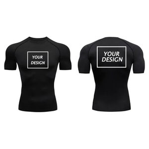 Customizable Men's Gym Compression Shirt | Athletic workout Clothes