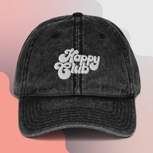 Vintage Happy Club Logo Cap