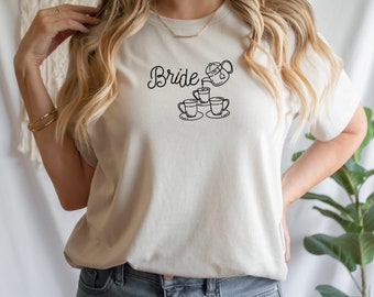 Camisa de novia, novia para ser, camisa de compromiso, camisa de luna de miel, regalo de novia, camiseta de boda, regalo de despedida de soltera, camiseta de novia, té de novia