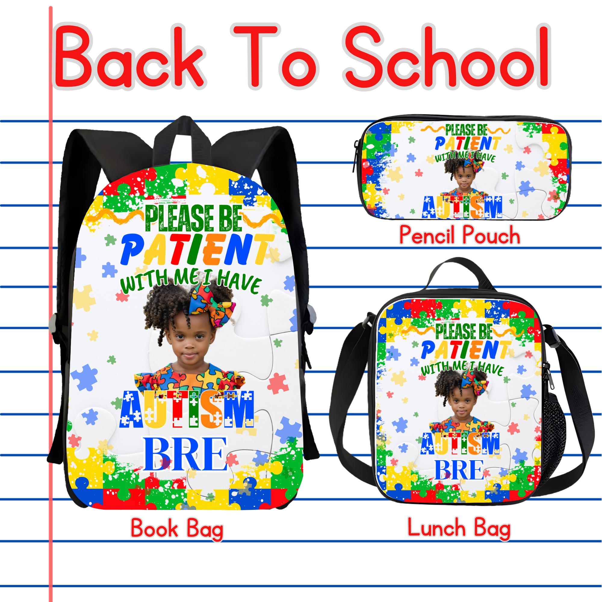 Autism BTS Customs. Canva Editable Template. Back to School Mockup ...