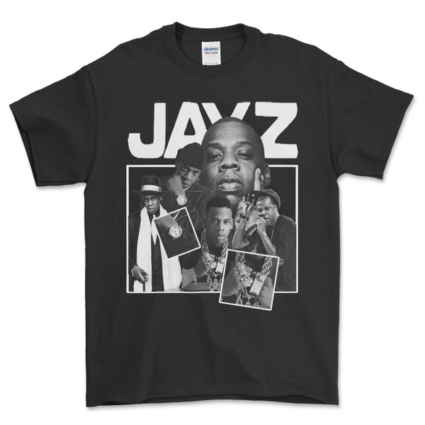 Camisa vintage JAY Z, camiseta de homenaje, camisetas de fans, camiseta retro de los 90 Fan Art jay z top