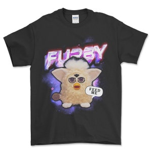 FURBY Vintage Shirt, Homage Tshirt, Fan Tees, Retro 90s T-shirt Fan Art furby toy top