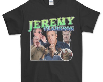 JEREMY CLARKSON Vintage Shirt, Homage Tshirt, Fan Tees, Retro 90s T-shirt Fan Art richard hammond james may top gear top