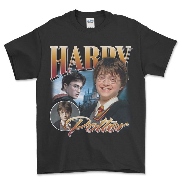 HARRY POTTER Vintage Shirt, Homage Tshirt, Fan Tees, Retro 90s T-shirt Fan Art harry potter top