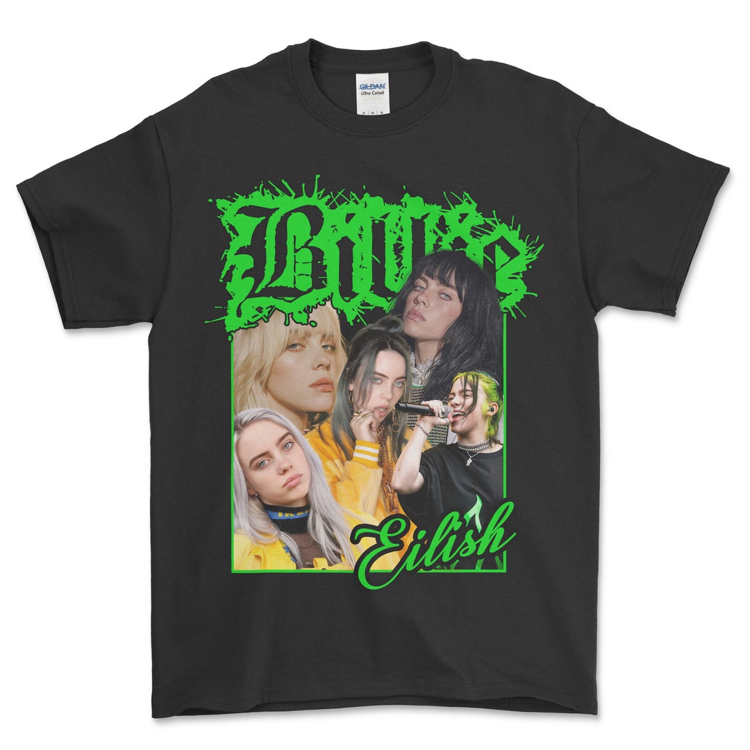 BILLIE EILISH Vintage Shirt, Homage Tshirt, Fan Tees, Retro 90s Tshirt