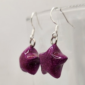 Origami Star Earrings