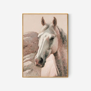 Majestic Horse Portrait Printable Wall Art - Rustic Equestrian Digital Download for Home Decor | PRINTABLE | Fine Art Files by Benassi