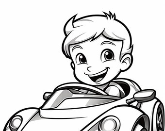 Race Car 1- Coloring pages (5)