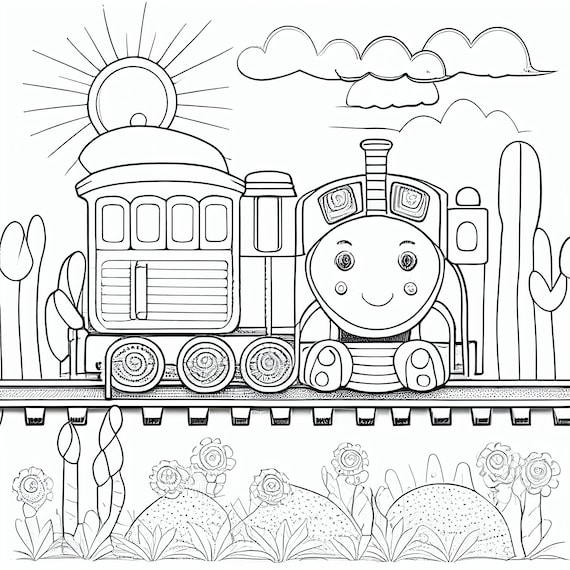 Large Coloring Book for kids Ages 6-12 - Subway Train Crashes - Many  colouring pages (Paperback)