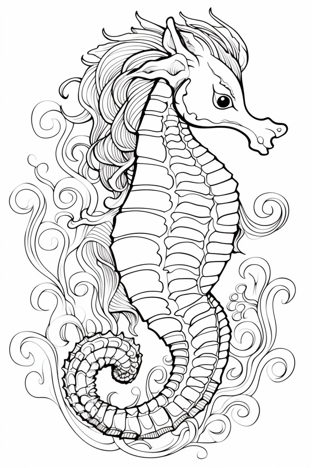 Ocean Creatures 4 - Coloring Pages (5) - Etsy