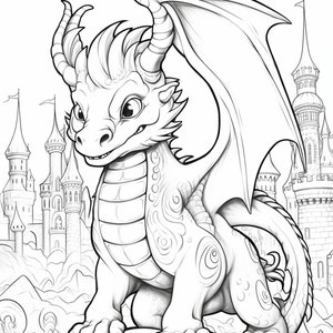 Dragon 5- Coloring pages (5)
