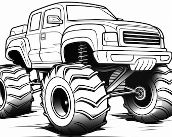 Monster Truck 2- Coloring pages (5)