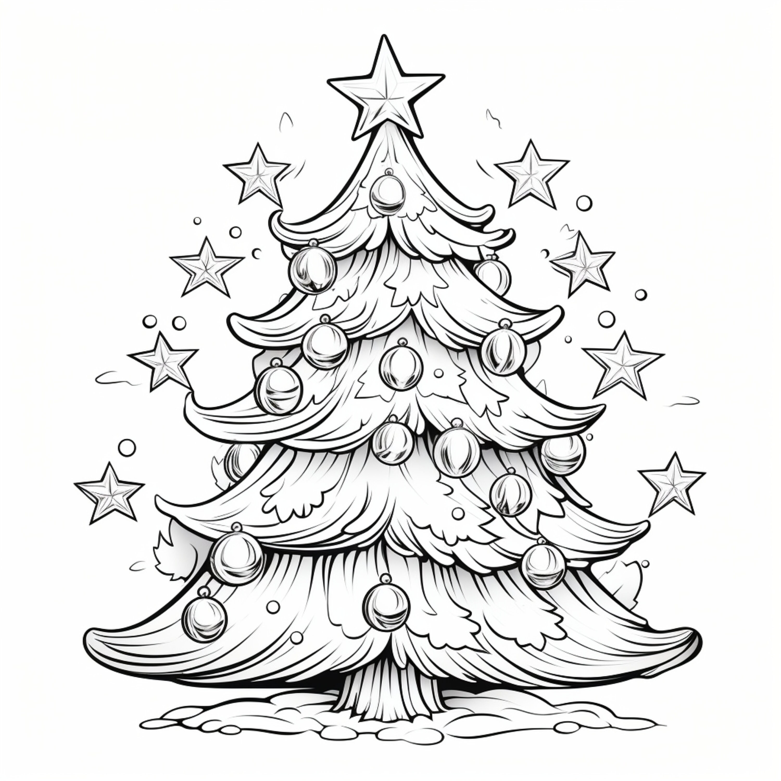 Winter/christmas 1 Coloring Pages 5 - Etsy
