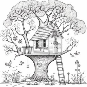 Treehouse 4- Coloring pages (5)