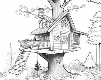 Treehouse 3- Coloring pages (5)