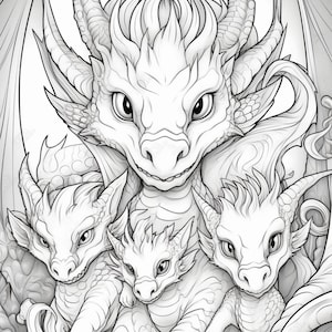 Dragon 6- Coloring pages (5)