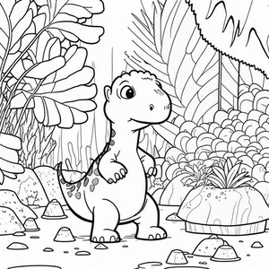 Dinosaur 2- Coloring pages (4)