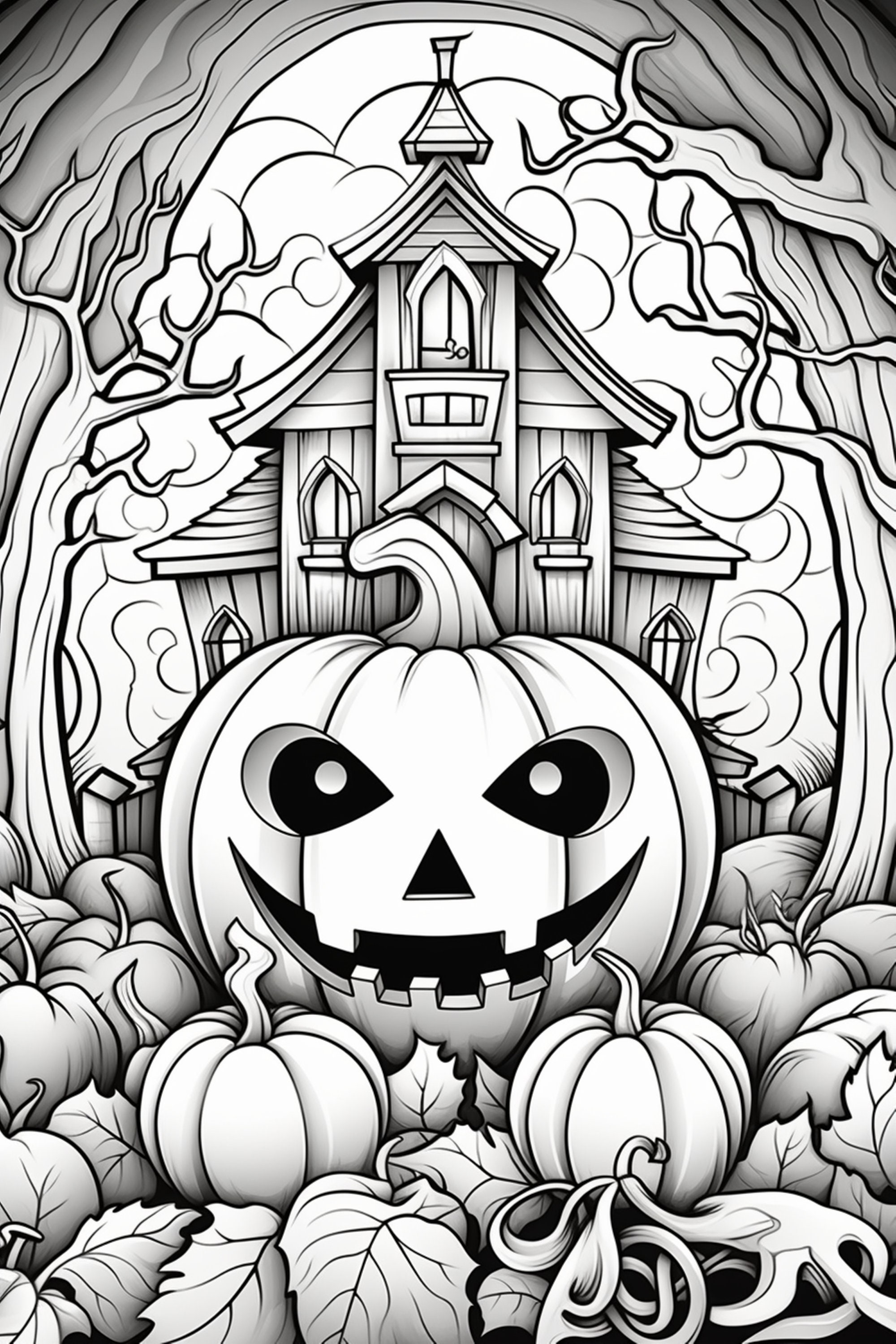 Halloween 14 Coloring Pages 5 - Etsy