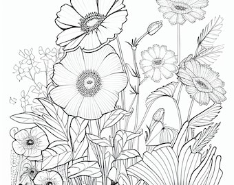 Floral 6- Coloring pages (5)