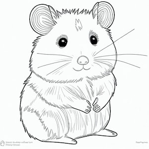 Hamster 2- Coloring pages (5)
