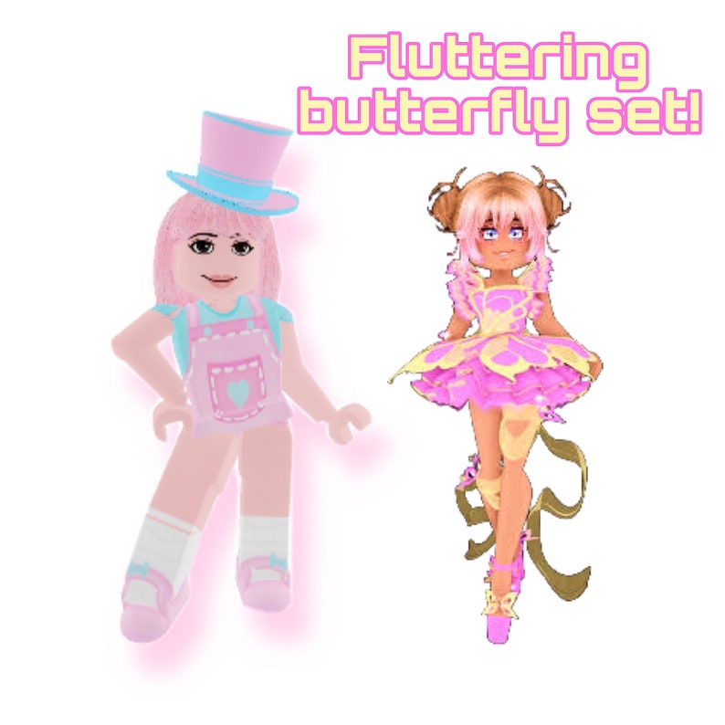 Fluttering Butterfly Set Royale High Read Description Etsy