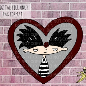 Emo Football Head Boy Sublimation Design Downloads PNG File Graphic Design