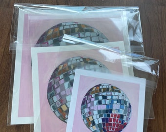 AKWISH Impressão de arte de parede em tela estética divertida emoldurada 3 peças disco ball bar carrinho pôster vintage rosa You Look So Good pintura de parede para casa dormitório (30,5 x