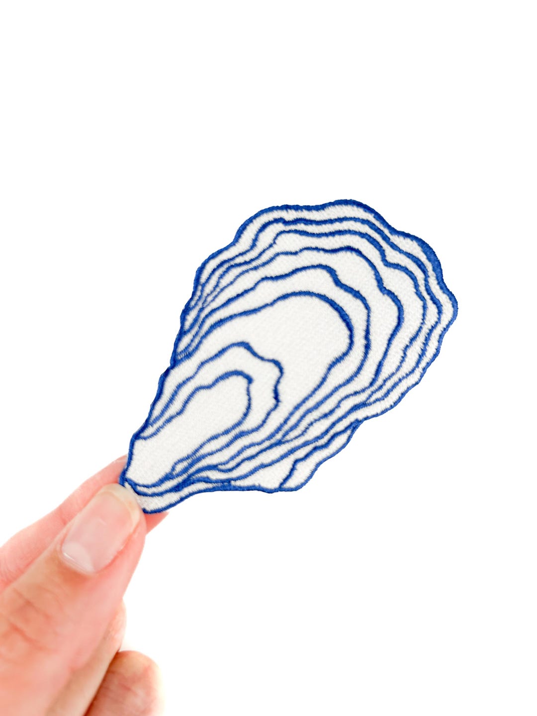 Oyster Patch | Coastal Embroidered Iron on Patch | Nautical Patch ...