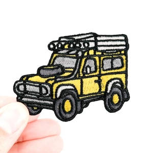 Iron On Patch Embroidered Patch Overland Overlander Patch Land Rover Defender Patch Jeep Sew On Patch for Hat Patch for Clothing Outdoor