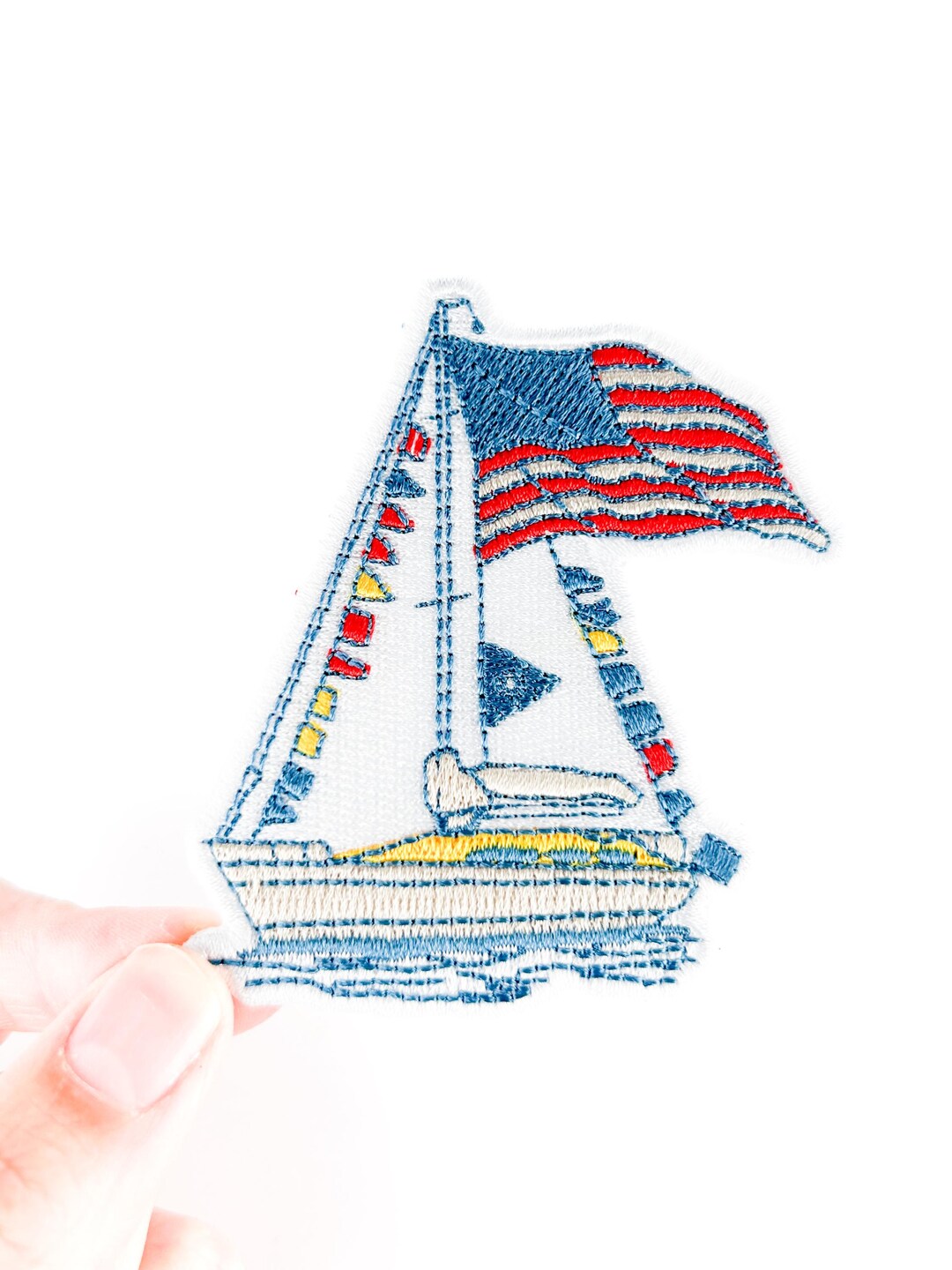 1984436 Green Sailboat Patch Tee main image 1