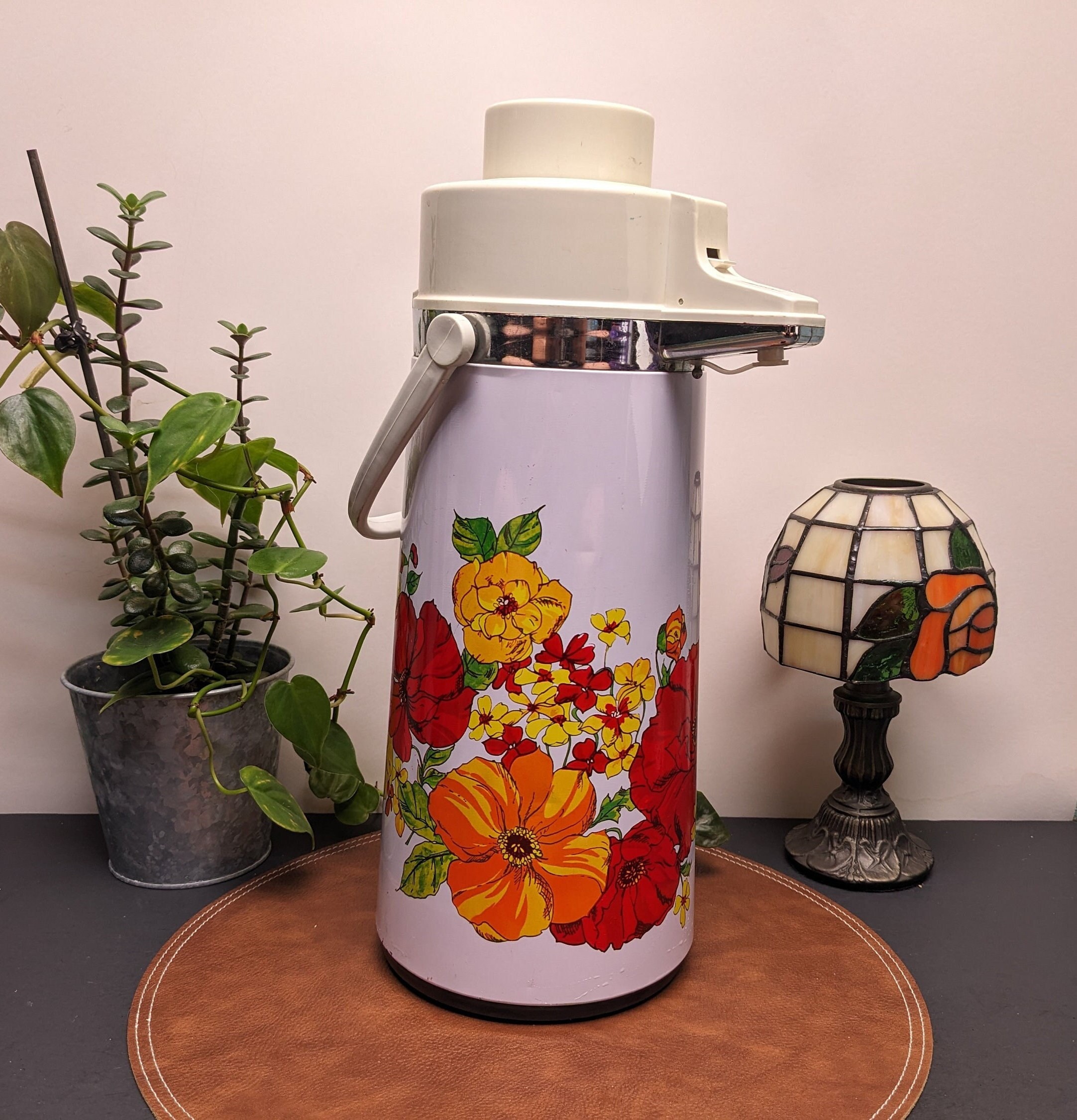 Vintage Thermos Air Pot Coffee Dispenser Travel Hot Cocoa