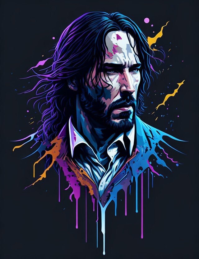 John Wick Digital Fan Art Instant Download lupon.gov.ph