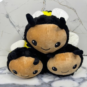 Dog toy plush bee squeaky toy