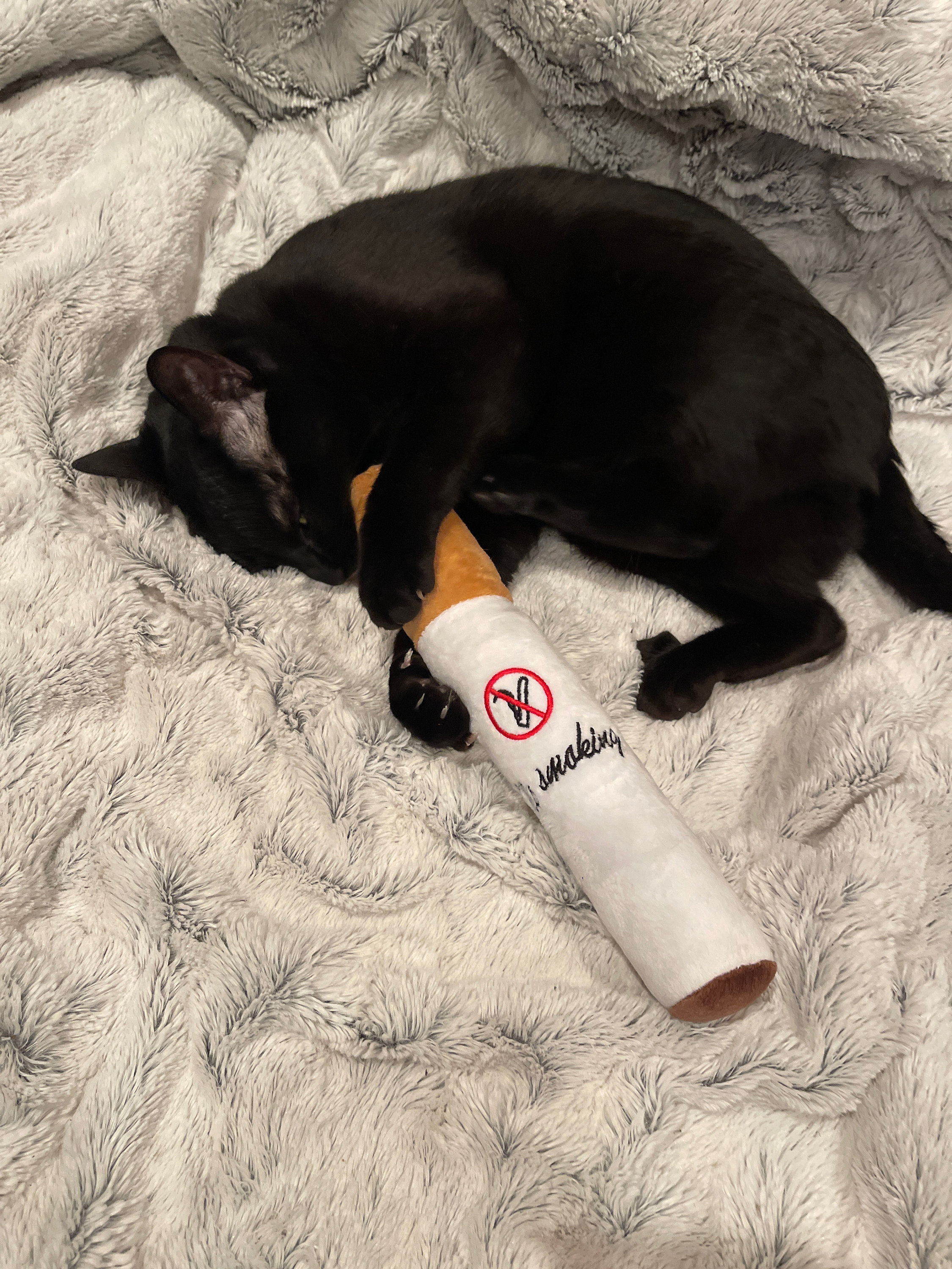 Cat kicker cigarette catnip toy