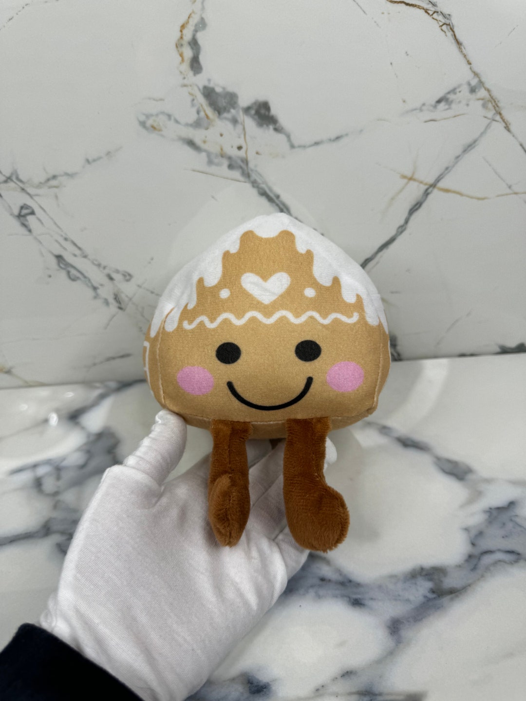 Dog Toy Plush Gingerbread House Christmas Holiday Dog Squeaky Toy Etsy