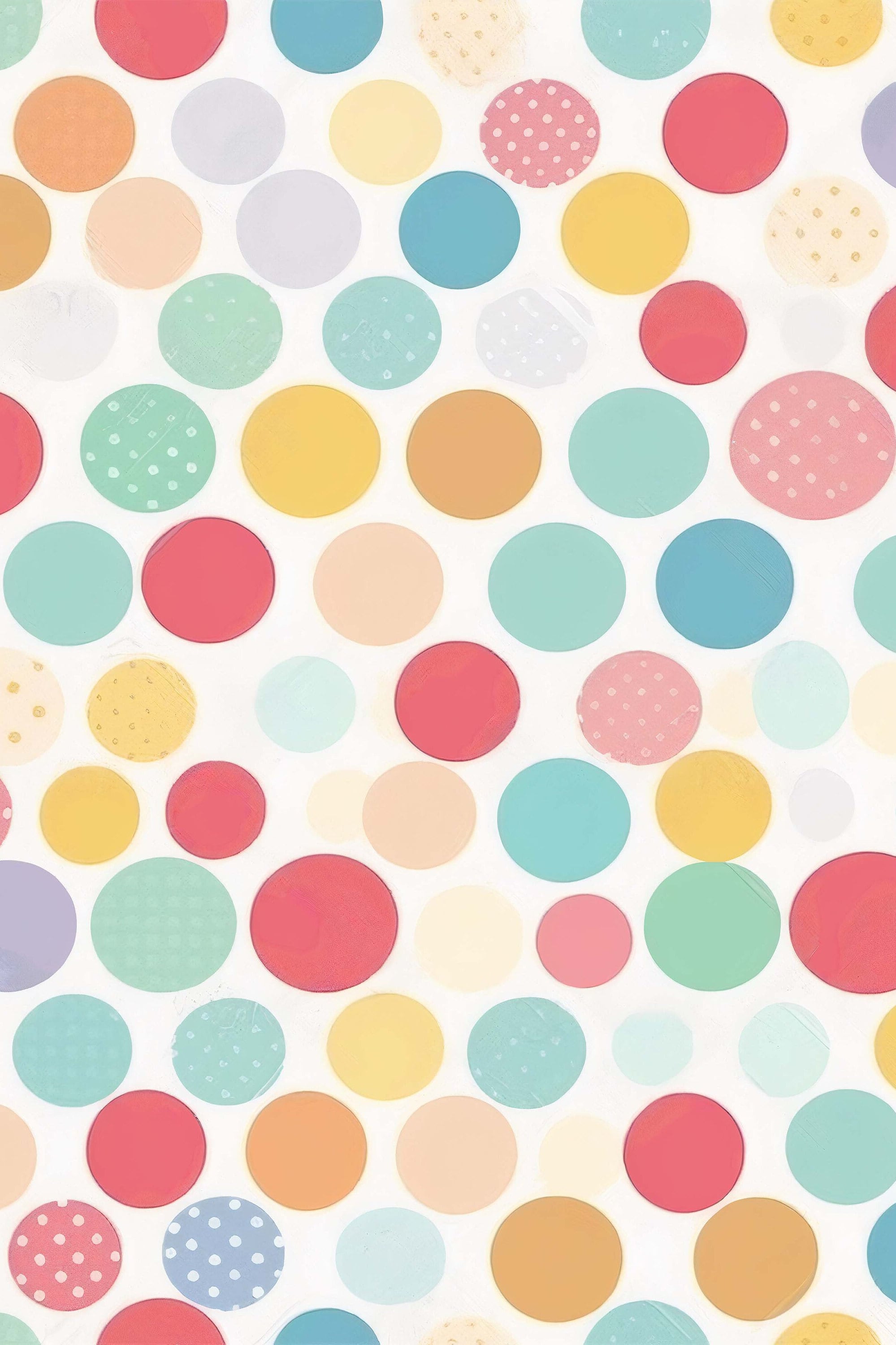 Pastel Dots Seamless Digital Paper Pack - Etsy