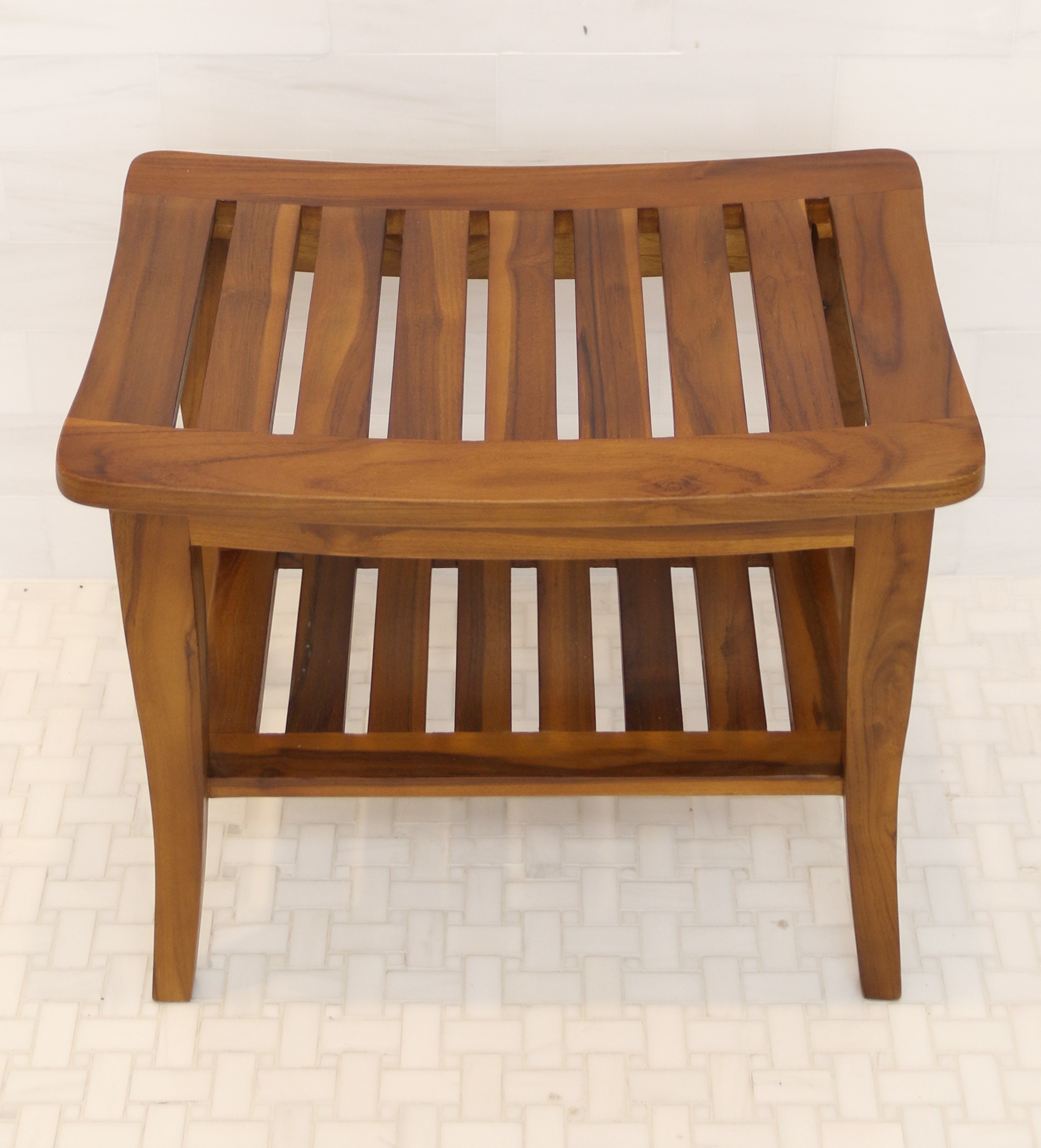 Wayfair teak shower bench deals