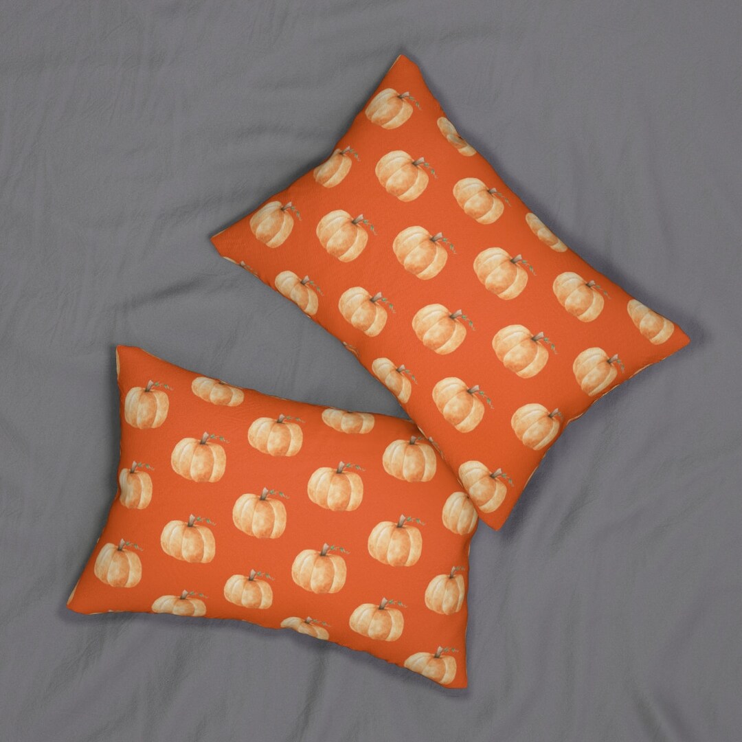 Pumpkin Pillow Fall Pillow Autumn Pillow Halloween Pillow Etsy