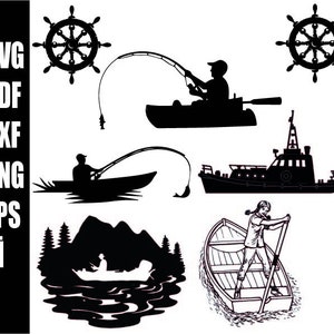 Fishing Boat SVG | Boat Fishing SVG | Fisherman SVG | Bass Fishing Svg | Bass Boat Svg | Boat Svg | Boat Silhouette,svg,ai,pdf Bass Boat