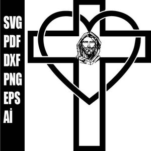 Jesus Cross SVG, Crucifix SVG, Christian Cross SVG, Cross Svg,Digital Svg png ai Jesus, jesus christ