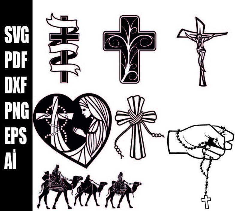 Cross SVG, Cross Bundle SVG, Old Rugged Crosses SVG, Religious Svg ...