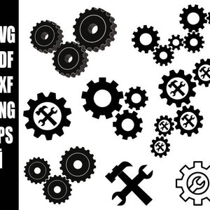 Gears Svg | Steampunk Svg, Gears Clipart, Steampunk Gears Svg, Gears Bundle, Gears Svg, Gears Silhouette svg png ai dxf pdf png